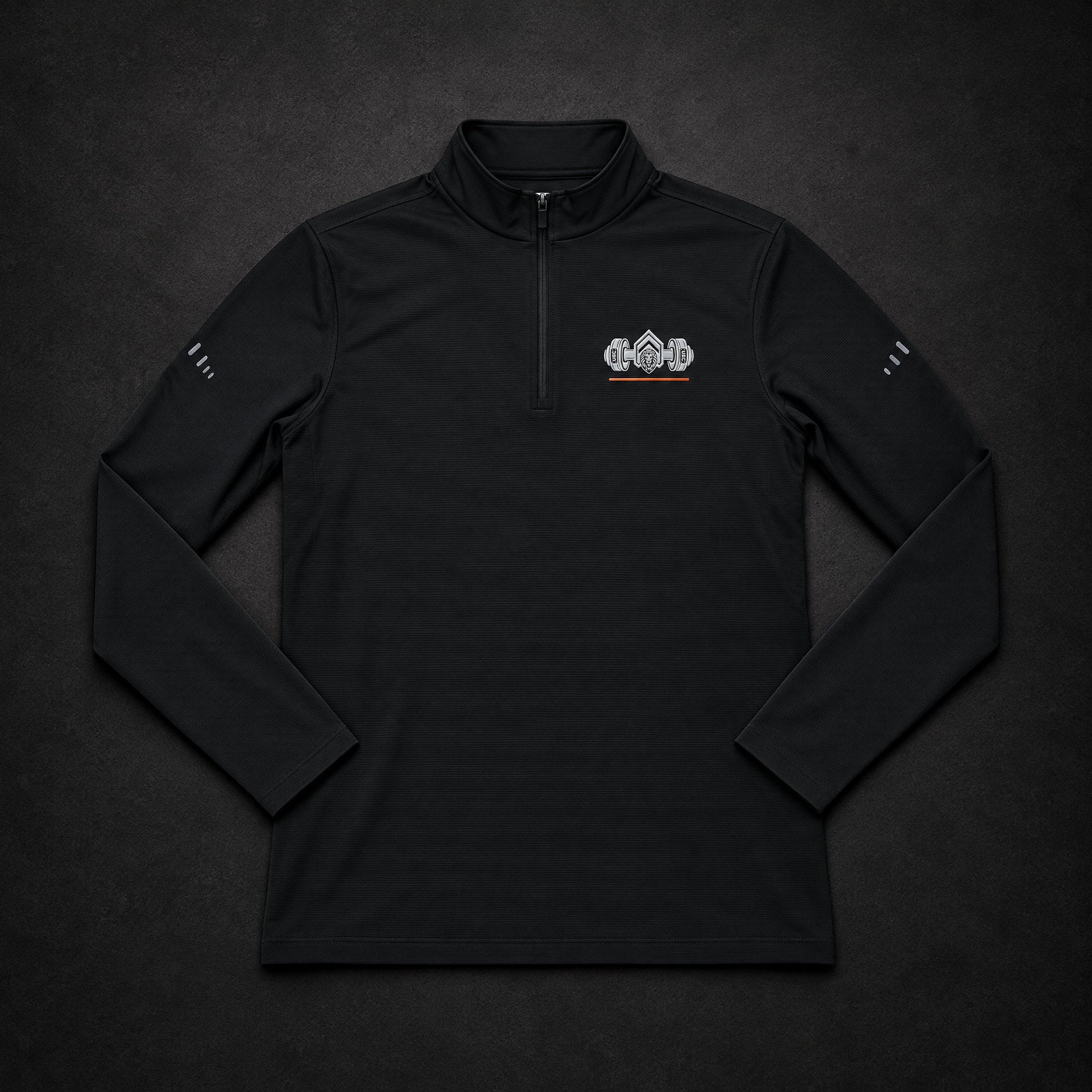 Black Urban Sports Collective quarter zip, front
